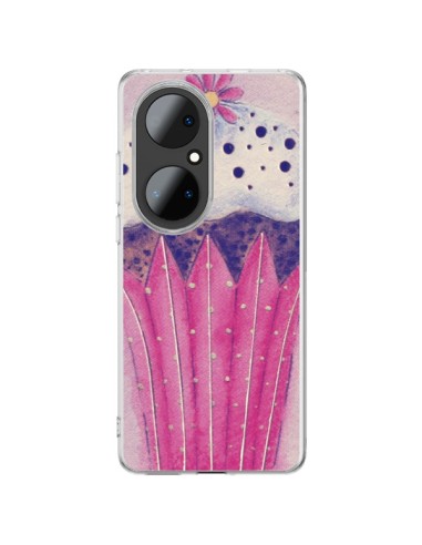 Huawei P50 Pro Case Cupcake Pink - Irene Sneddon