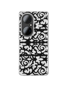 Coque Huawei P50 Pro Abstrait Noir et Blanc - Irene Sneddon