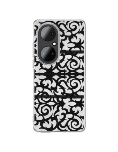 Huawei P50 Pro Case Abstract Black and White - Irene Sneddon