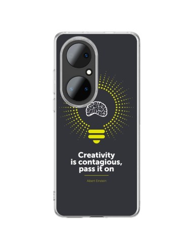 Coque Huawei P50 Pro Creativity is contagious, Einstein - Shop Gasoline