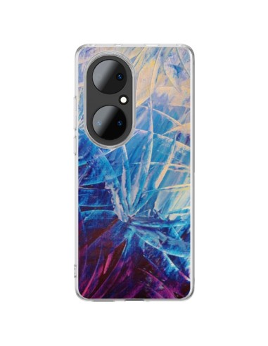 Coque Huawei P50 Pro Fleurs Violettes françaises - Ebi Emporium