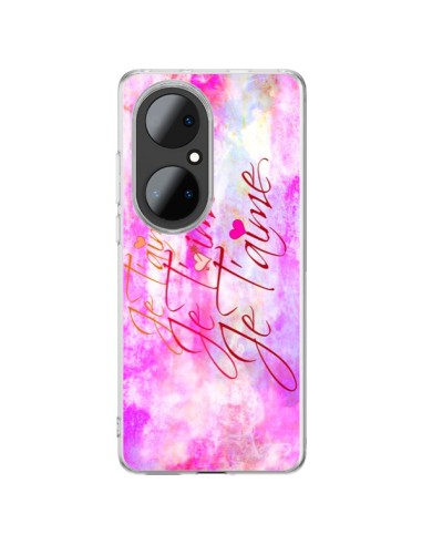 Coque Huawei P50 Pro Je t'aime I Love You - Ebi Emporium