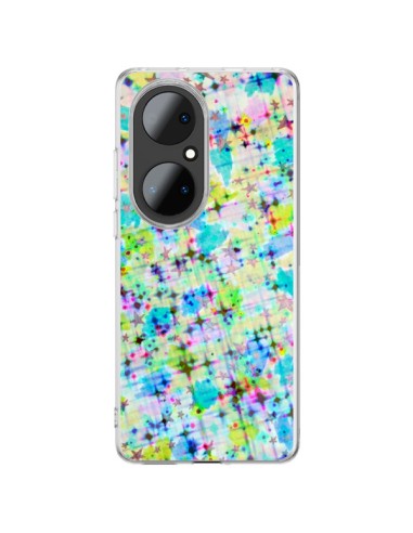 Coque Huawei P50 Pro Stars Etoiles Bleues - Ebi Emporium