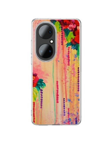 Cover Huawei P50 Pro Fragola Confetti Fiori - Ebi Emporium