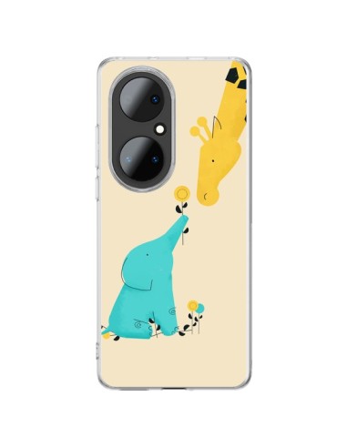 Coque Huawei P50 Pro Elephant Bebe Girafe - Jay Fleck