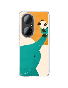 Huawei P50 Pro Case Elephant helps Panda - Jay Fleck