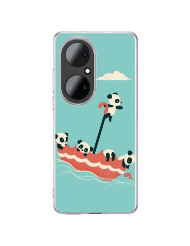 Coque Huawei P50 Pro Parapluie Flottant Panda - Jay Fleck