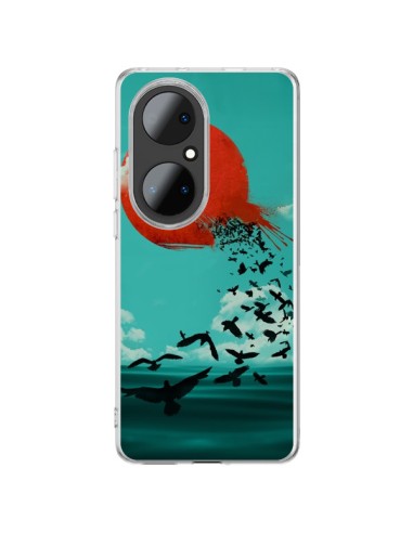 Cover Huawei P50 Pro Sole Uccelli Mare - Jay Fleck