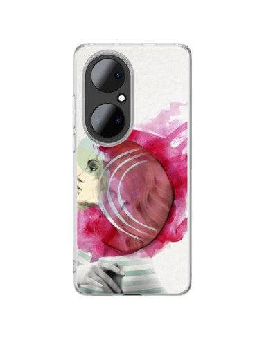 Huawei P50 Pro Case Bright Pink Girl - Jenny Liz Rome