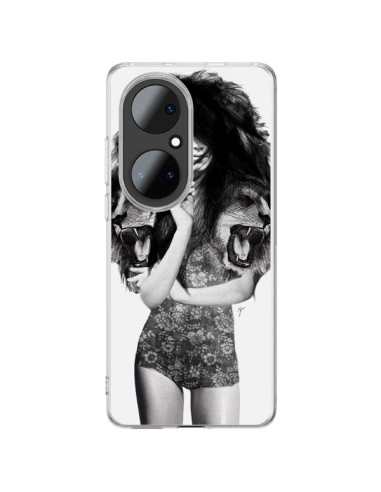 Coque Huawei P50 Pro Femme Lion - Jenny Liz Rome