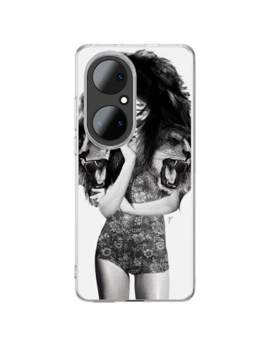 Huawei P50 Pro Case Girl Lion - Jenny Liz Rome