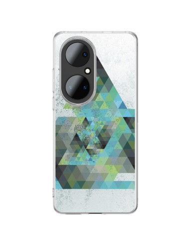 Coque Huawei P50 Pro Azteque Gheo Vert - Javier Martinez