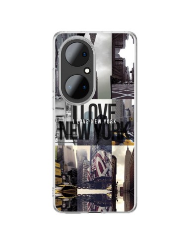 Coque Huawei P50 Pro I love New Yorck City noir - Javier Martinez