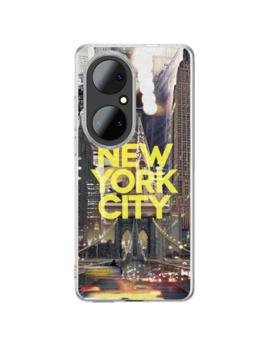 Huawei P50 Pro Case New York City Yellow - Javier Martinez