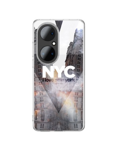 Coque Huawei P50 Pro I Love New York City Orange - Javier Martinez