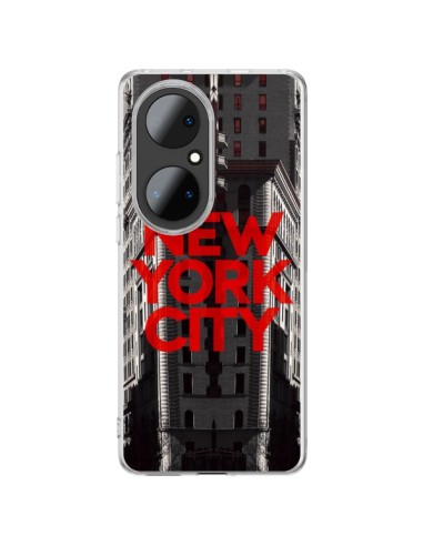 Coque Huawei P50 Pro New York City Rouge - Javier Martinez