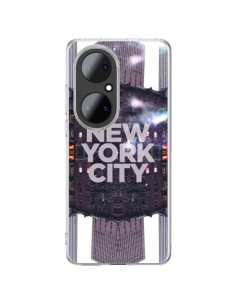 Huawei P50 Pro Case New York City Purple - Javier Martinez