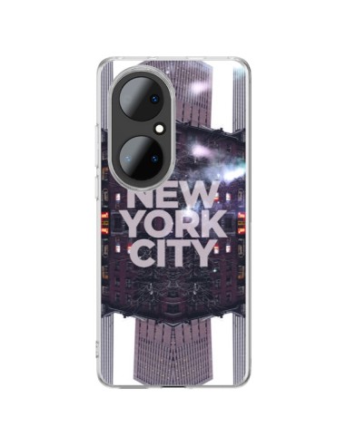 Coque Huawei P50 Pro New York City Violet - Javier Martinez