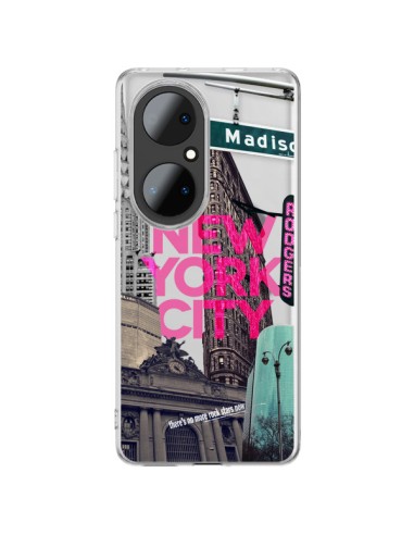 Cover Huawei P50 Pro New Yorck City NYC Trasparente - Javier Martinez