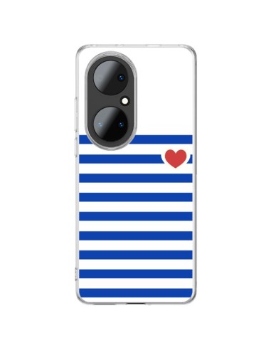 Coque Huawei P50 Pro Mariniere Coeur - Jonathan Perez