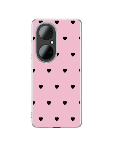 Coque Huawei P50 Pro Coeurs Roses - Jonathan Perez