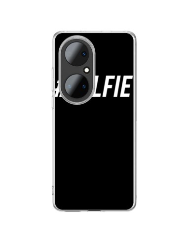 Coque Huawei P50 Pro Hashtag Selfie Blanc Vertical - Jonathan Perez