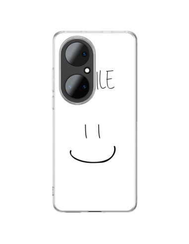 Huawei P50 Pro Case Smile White - Jonathan Perez