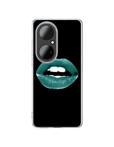 Huawei P50 Pro Case Lips Blue - Jonathan Perez