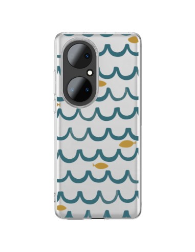 Coque Huawei P50 Pro Poisson Fish Water Transparente - Dricia Do