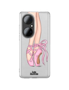 Cover Huawei P50 Pro Ballerina Danza Trasparente - kateillustrate