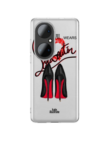 Coque Huawei P50 Pro The Devil Wears Shoes Demon Chaussures Transparente - kateillustrate