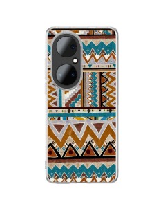 Huawei P50 Pro Case Aztec Green Brown - Kris Tate