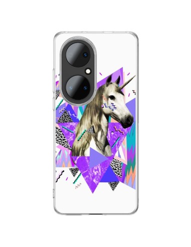 Coque Huawei P50 Pro Licorne Unicorn Azteque - Kris Tate