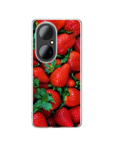 Coque Huawei P50 Pro Fraise Strawberry Fruit - Laetitia