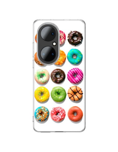 Cover Huawei P50 Pro Ciambella Multicolore Cioccolato Vaniglia - Laetitia