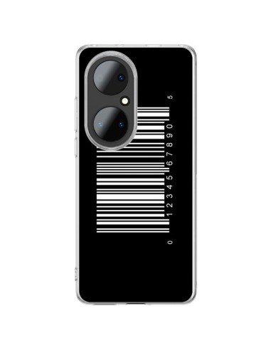 Huawei P50 Pro Case Barcode White - Laetitia