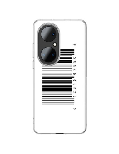 Coque Huawei P50 Pro Code Barres Noir - Laetitia