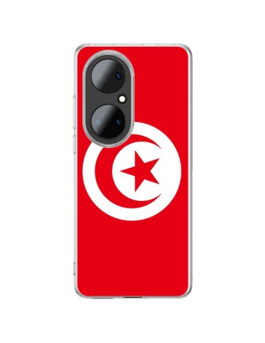 Coque Huawei P50 Pro Drapeau Tunisie Tunisien - Laetitia