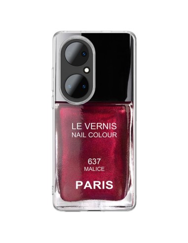 Coque Huawei P50 Pro Vernis Paris Malice Violet - Laetitia