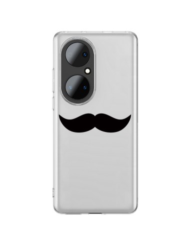Coque Huawei P50 Pro Moustache Movember Transparente - Laetitia