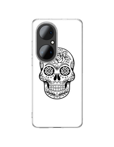 Cover Huawei P50 Pro Teschio Messicano Nero - Laetitia