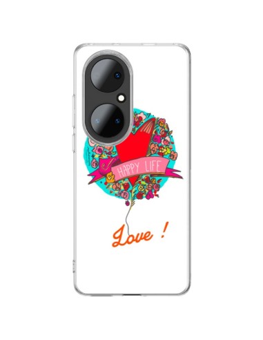 Coque Huawei P50 Pro Love Happy Life - Leellouebrigitte