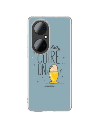 Huawei P50 Pro Case Va te faire cuir un oeuf Grey - Leellouebrigitte