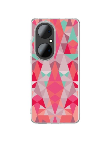 Coque Huawei P50 Pro Azteque Rouge - Leandro Pita