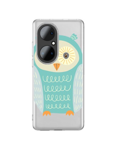 Coque Huawei P50 Pro Hibou Owl Transparente - Petit Griffin