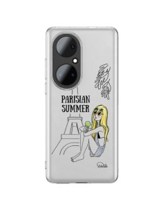 Coque Huawei P50 Pro Parisian Summer Ete Parisien Transparente - Lolo Santo