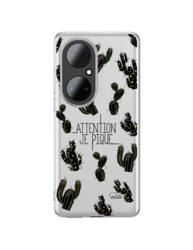 Cover Huawei P50 Pro Cactus Je Pique Trasparente - Lolo Santo