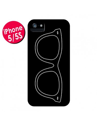 Coque Lunettes Noires pour iPhone 5 et 5S - Mary Nesrala