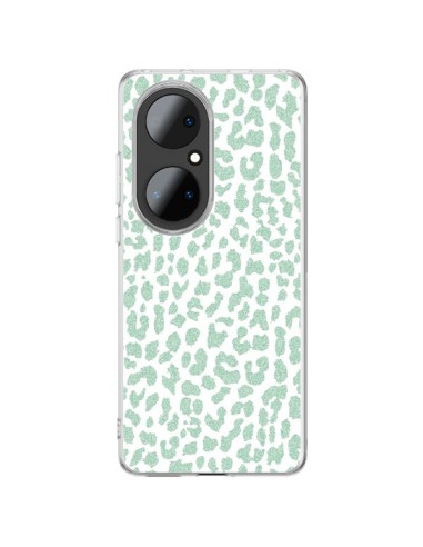 Coque Huawei P50 Pro Leopard Menthe Mint - Mary Nesrala