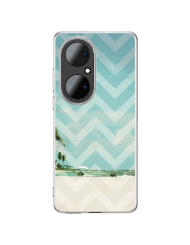 Coque Huawei P50 Pro Chevron Beach Dreams Triangle Azteque - Mary Nesrala